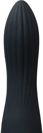 12-Speed Black Color Rechargeable Silicone Vibrator