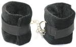 Black Furry Handcuffs