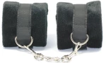Black Furry Handcuffs