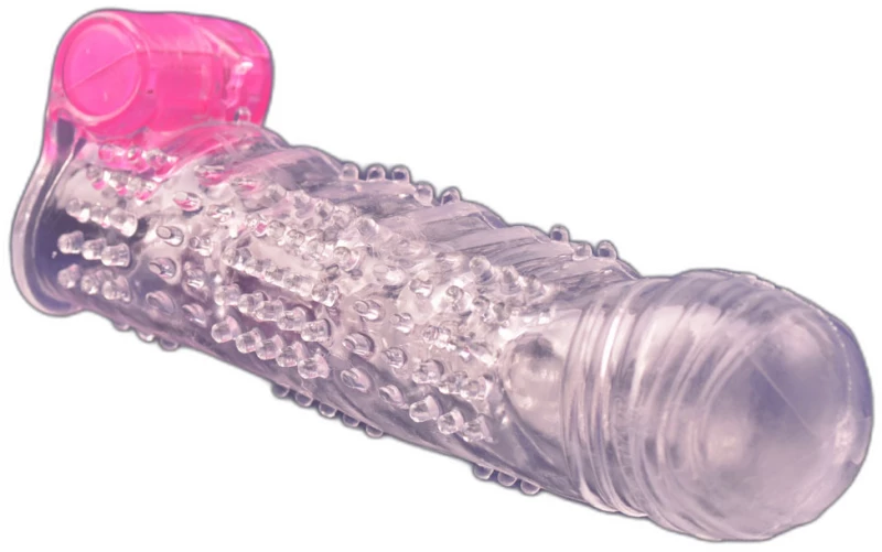 Clear Color Vibrating Penis Sleeve I
