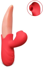 10-Speed Silicone Vibrating Tongue with Sucking Function