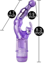 Multi-Speed TPE G-Spot Beaded Vibrator