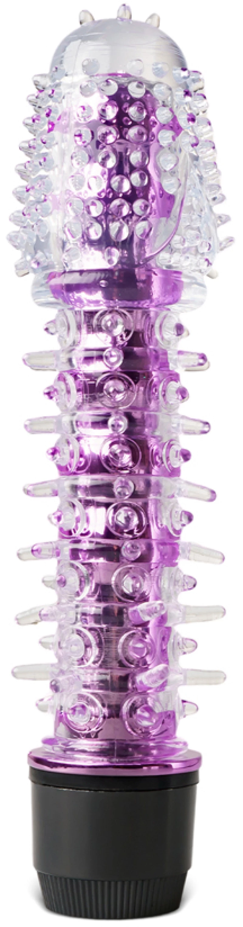 Pink Color Crystal Vibrator with Stings
