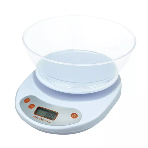AB57123 Ψηφιακή Ζυγαριά Κουζίνας 1gr/5kg Λευκή