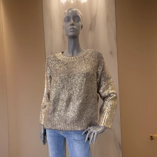 Πουλόβερ Γυναικείο Χρυσό Souvenir