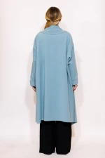 Παλτό Γυναικείο Μακρύ Light Blue John P.