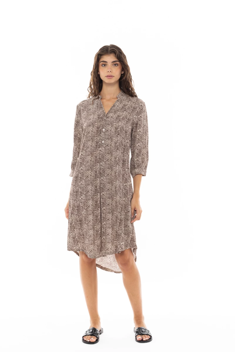 Γυναικείο Beachdress Pink Label -  Φόρεμα - Γήινες Αποχρώσεις - Viscose