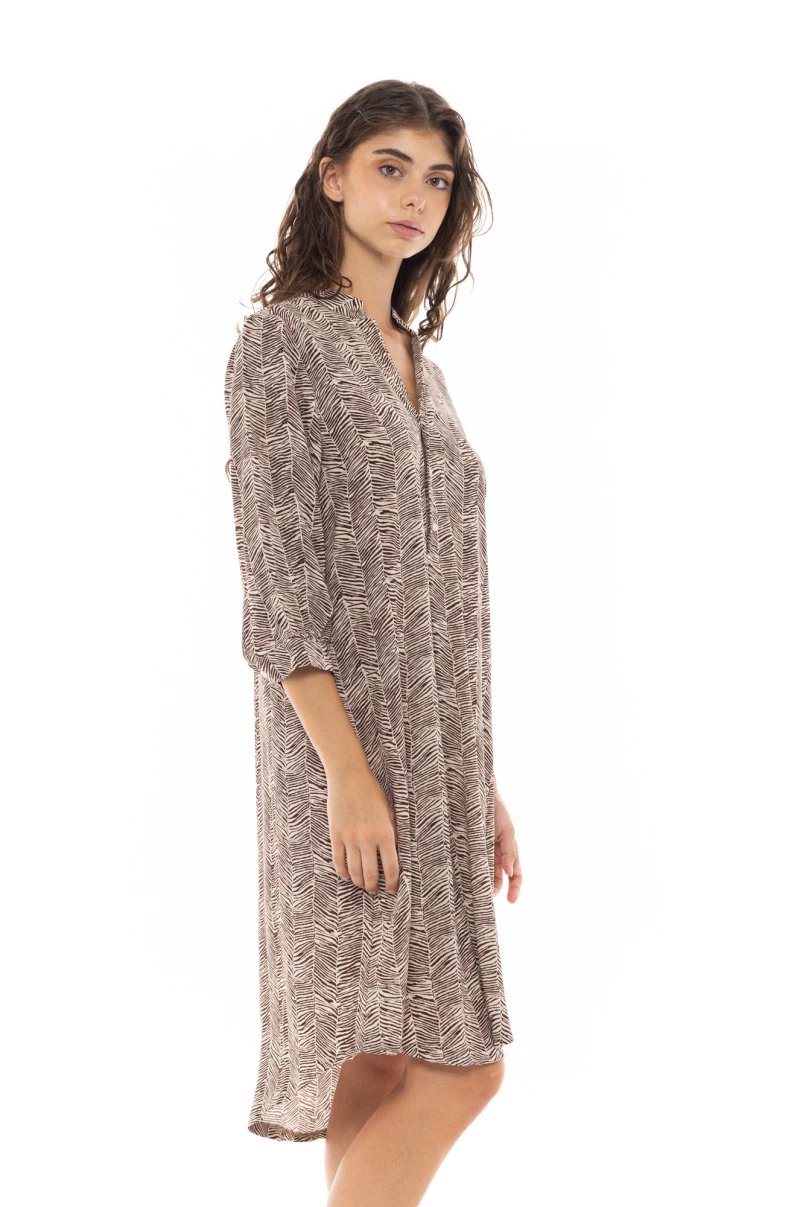 Γυναικείο Beachdress Pink Label -  Φόρεμα - Γήινες Αποχρώσεις - Viscose