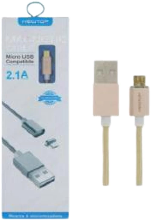 Newtop Καλώδιο USB to micro USB 1 μέτρο CU10 Ροζ