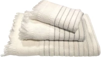 Πετσέτα Le Blanc Πεννιέ Ζακάρ 550gr/m2 PAROS White Προσώπου 50x90