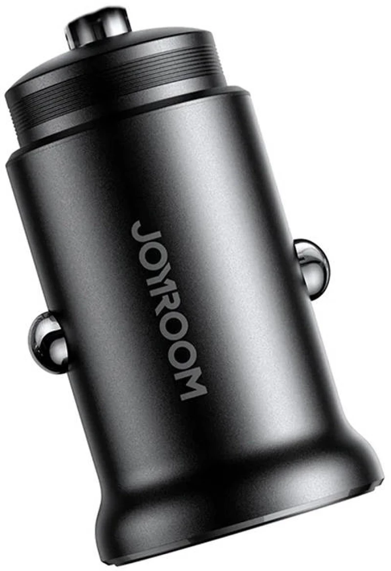 Joyroom JR-CCN05 mini Metal Car Charger 30W USB-A+USB-C