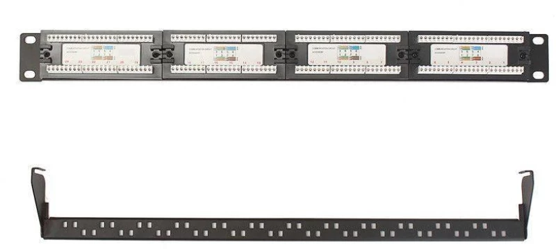 NG PATCH PANEL CAT6, 1U, 24 PORTS