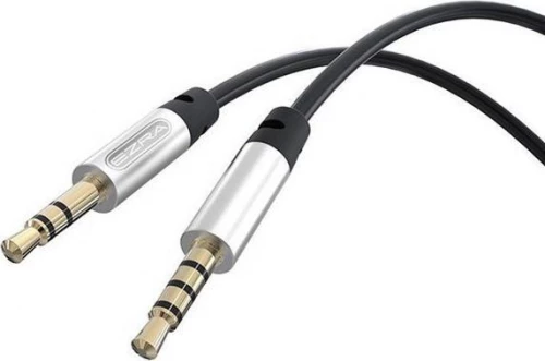 Ezra Καλώδιο TRRS 3.5mm male - 3.5mm male Μαύρο 1.5m (LA01)
