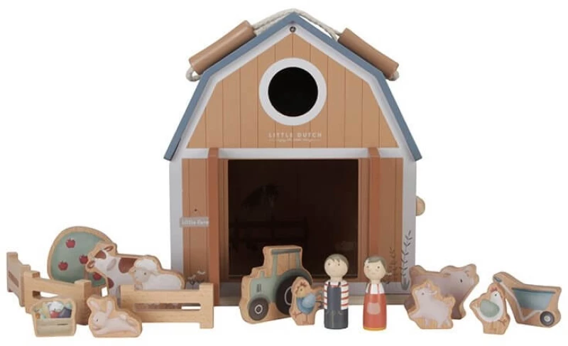 Ξύλινο Κουκλόσπιτο Φάρμα Little Farm - Little Dutch (7152)