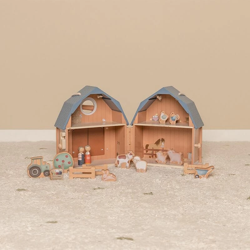 Ξύλινο Κουκλόσπιτο Φάρμα Little Farm - Little Dutch (7152)
