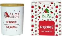 Aloe Colors Kourabies Candle Αρωματικό Κερί Σόγιας με Άρωμα Κουραμπιέ 150gr