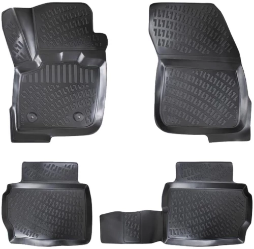 Πατάκια Σκαφάκια 3D Από Λάστιχο TPE Για Ford Mondeo MK5 2014- Rizline 4 Τεμάχια Μαύρα (CAR0022323)