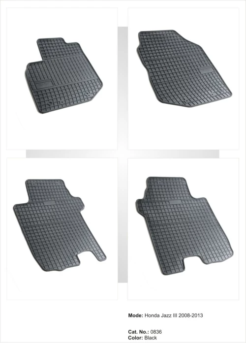 Λαστιχένια πατάκια Frogum για Honda Jazz (2008+) - 4τμχ.