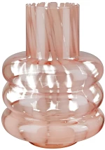 Βάζο Ροζ Γυαλί 23.5cm