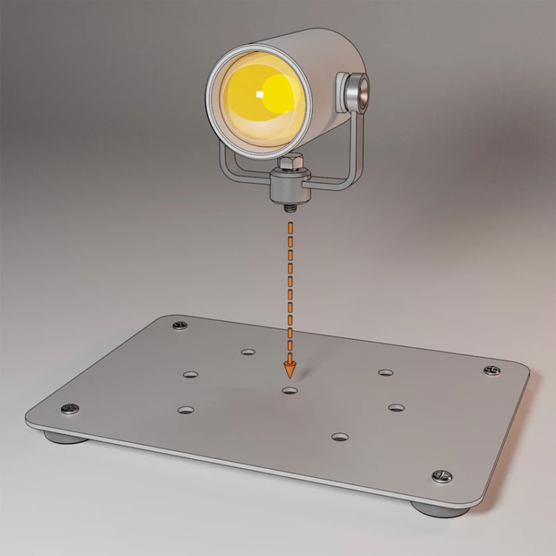 ΜΑΓΝΗΤΙΚΗ ΒΑΣΗ ΟΡΟΦΗΣ ΑΥΤΟΚΙΝΗΤΟΥ 280x200x2mm 4 ΣΗΜΕΙΑ ΣΤΗΡΙΞΗΣ