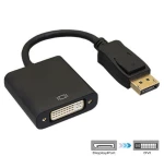 Μετατροπέας Καλώδιο DisplayPort DP Αρσενικό σε DVI Θηλυκό (Μαύρο) (OEM)