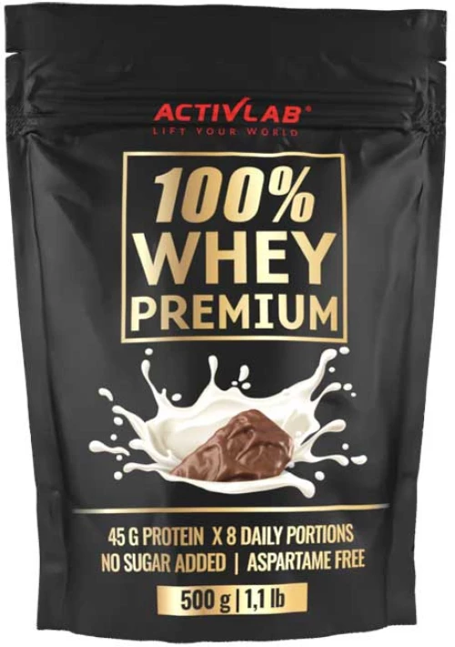 100% Whey Premium 500g - ActivLab - Σοκολάτα Καραμέλα