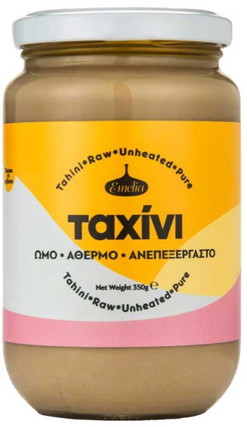 Ταχίνι Ωμό Άθερμο 350gr - Emelia