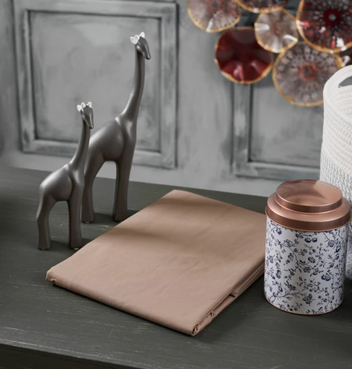 Παπλωματοθήκη Μονόχρωμη Power Nap - Brown, Διπλό (200x240)