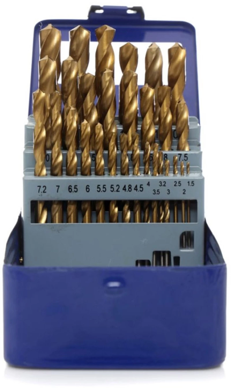 Σετ Τρυπάνια Τιτανίου HSS 1.5 - 12.7 mm 29 τμχ TAGRED TA1036