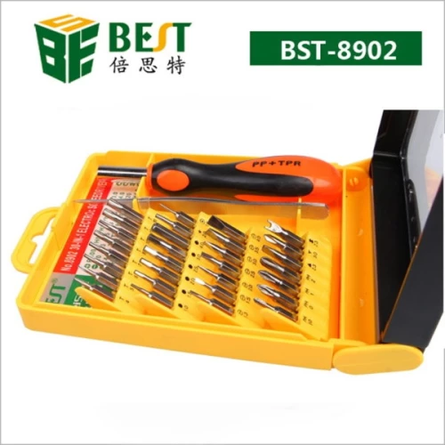 BEST BST-8902 Σετ Ακριβείας 30 σε 1 για Επισκευή Laptop Κινητά (28 Μύτες)