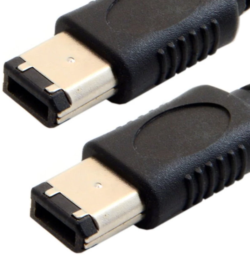 Καλώδιο Firewire 400 6pin Αρσενικό σε Firewire 400 6pin (1m) (Μαύρο) (OEM)