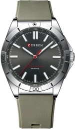 Ανδρικό Ρολόι RD-196 Grey Curren με Γκρι Καντράν και Γκρι Λουράκι