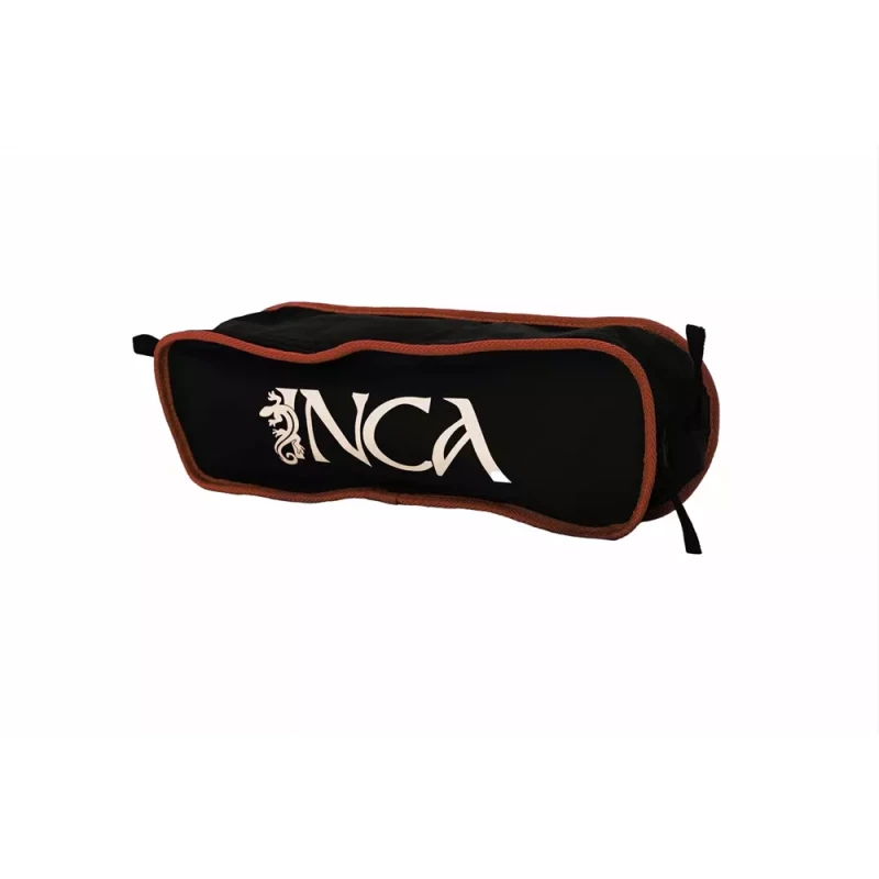 INCA Καρέκλα Παραλίας Αλουμινίου Μαύρο/Κόκκινο