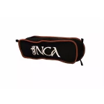INCA Καρέκλα Παραλίας Αλουμινίου Μαύρο/Κόκκινο