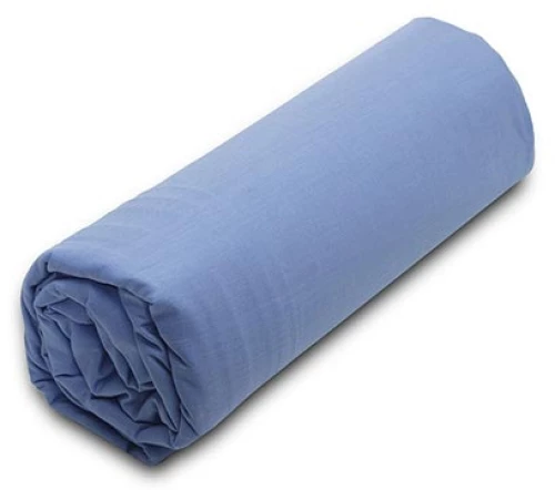 Κατωσέντονο Menta με λάστιχο 17 Blue Υπέρδιπλο (180x200 20)