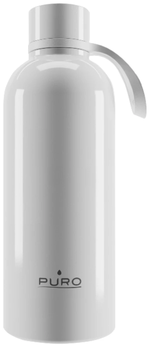 Puro ''DOUBLE WALL'' bottle with lace 500ml, white