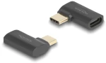 DELOCK αντάπτορας USB-C 60245, αρσενικό σε θηλυκό, 240W, 40Gbps, μαύρος