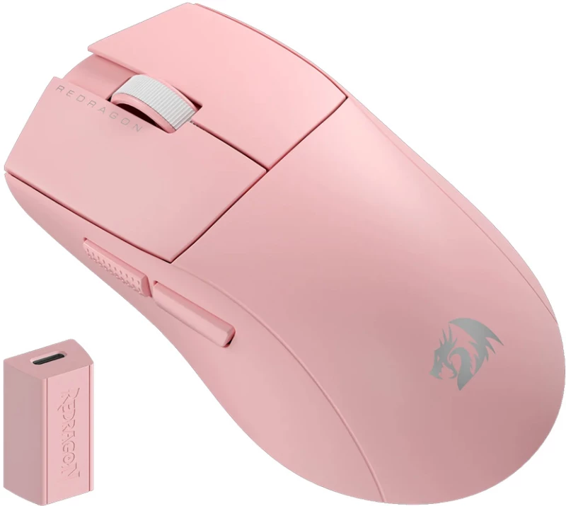 Gaming Ποντίκι - Redragon M916 PRO 4K 3-Mode Wireless (Pink)