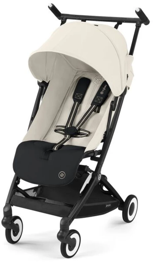 Cybex Καρότσι Libelle Black Frame Canvas White 524000271