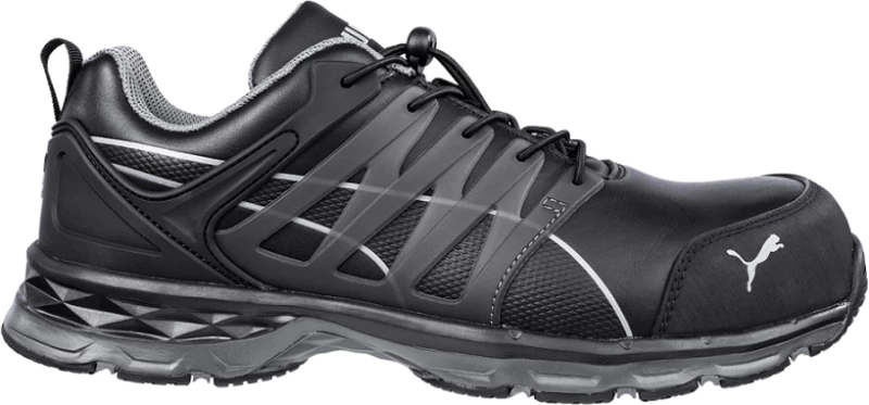 Δερμάτινο Παπούτσι Ασφαλείας Μαύρο - Puma Velocity 2.0 Low S3 ESD Black