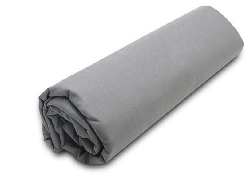 Κατωσέντονο Menta με λάστιχο 19 Dark Grey Διπλό (160x200 40)