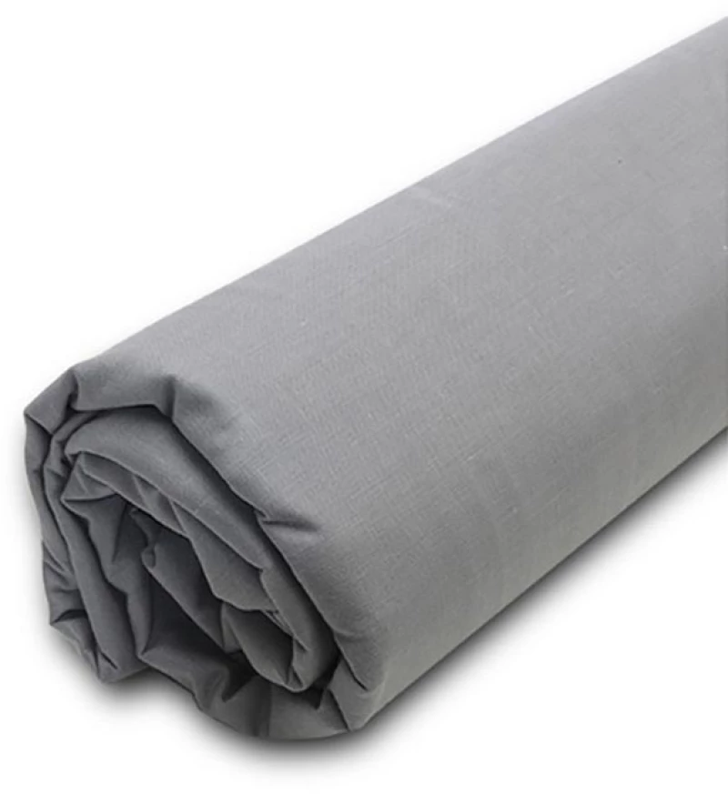 Κατωσέντονο Menta με λάστιχο 19 Dark Grey Διπλό (160x200 40)