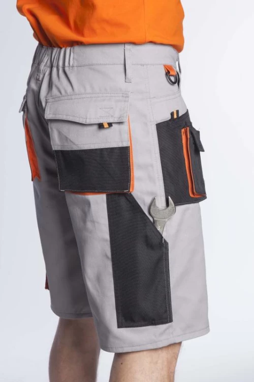 Βερμούδα εργασίας NAVY/ORANGE
