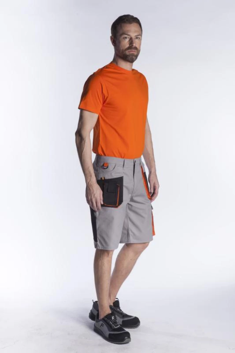 Βερμούδα εργασίας NAVY/ORANGE