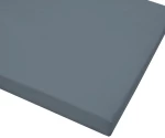 Μαξιλάρι ξαπλώστρας Sadie pakoworld ύφασμα γκρι 65x185x15εκ