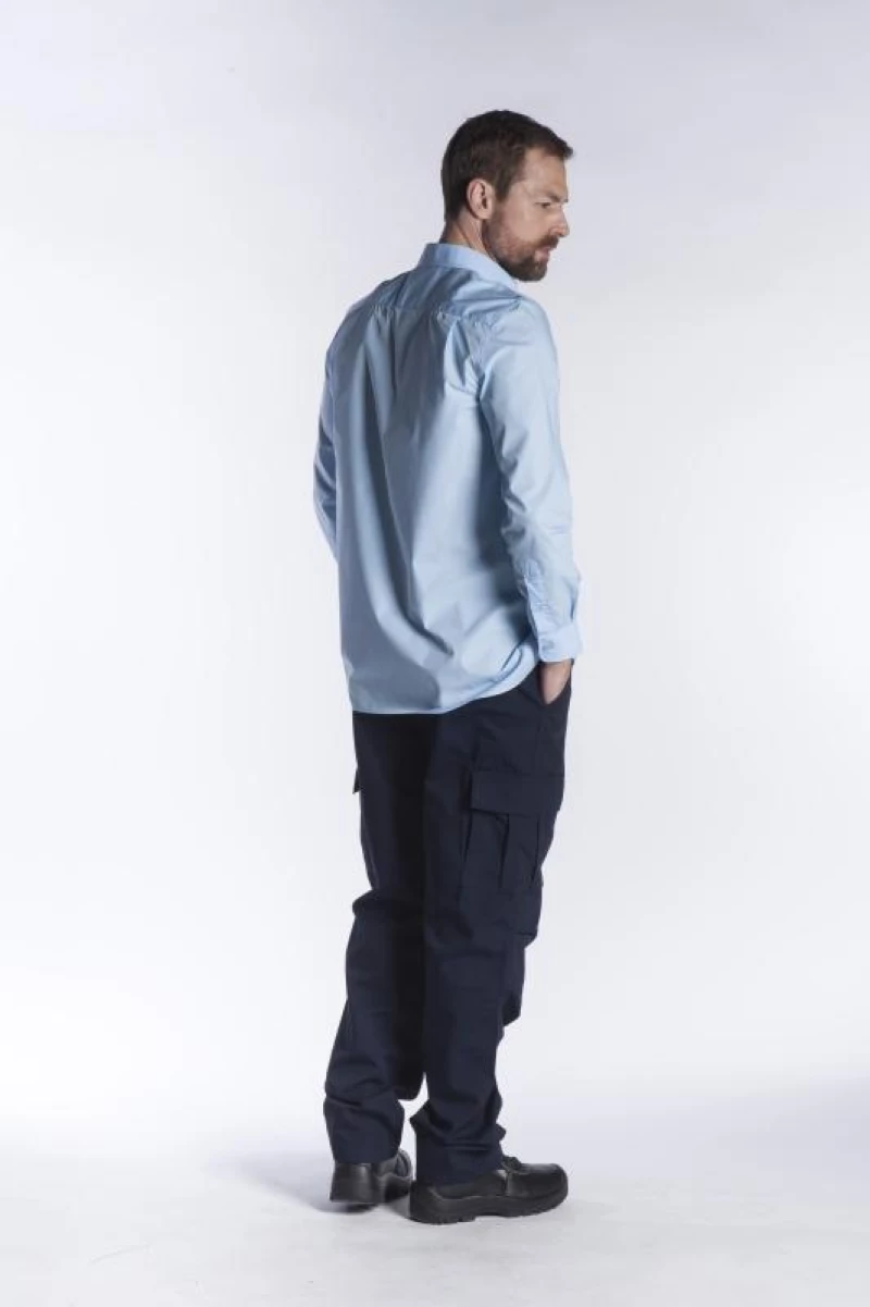Ανδρικό πουκάμισο μακρυμάνικο LIGHT BLUE