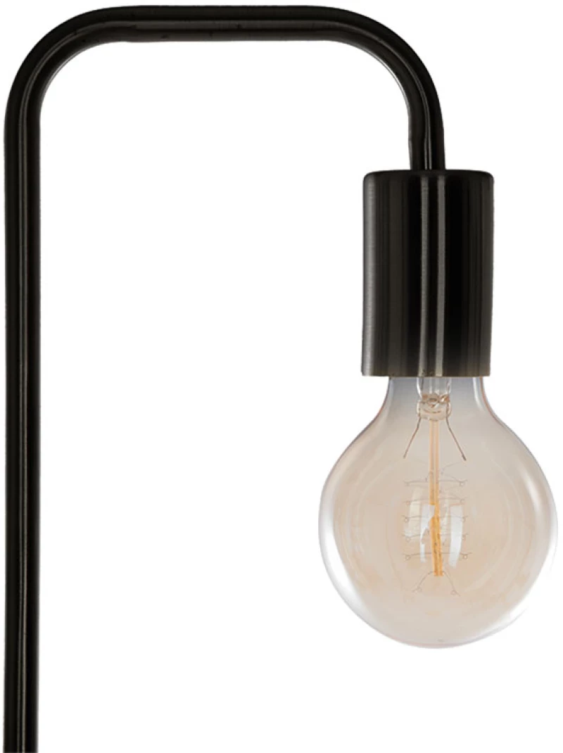 Φωτιστικό δαπέδου Keli pakoworld E27 40W μαύρο Φ20x150εκ