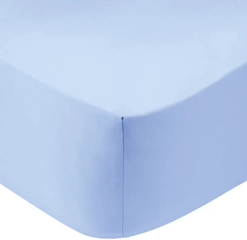 Κατωσέντονο Cotton Feelings με λάστιχο 103 Light Blue Ημίδιπλο (120x200 30)