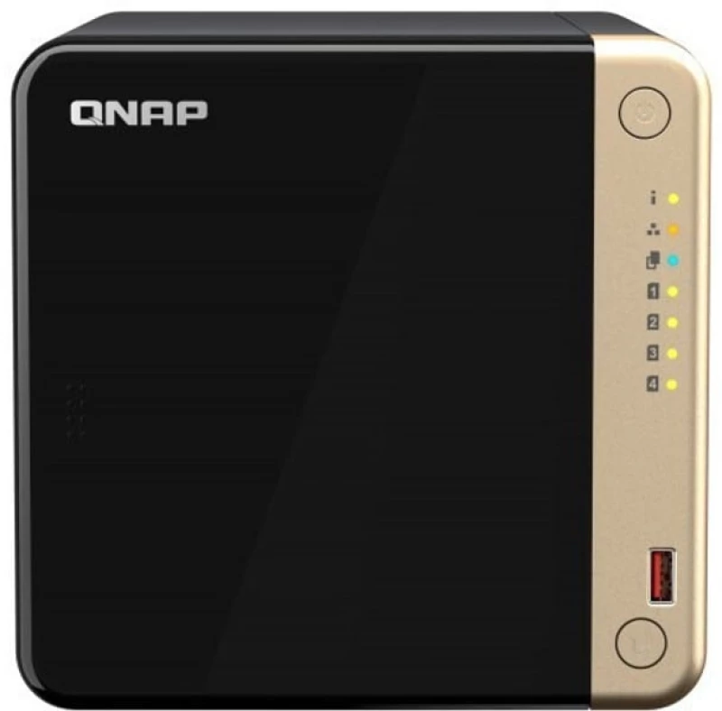 QNap TS-464-8G NAS Tower με 4 θέσεις για M.2/SSD και 2 θύρες Ethernet