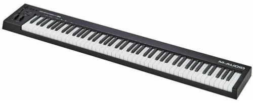 M-Audio Midi Keyboard Keystation 88 MK3 με 88 Πλήκτρα σε Μαύρο Χρώμα  (KEYSTATION 88III)